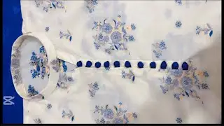 Flat Collar New Design | Cutting and Stitching Tutorial  | Zahra Design