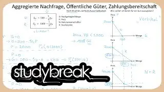 Aggregierte Nachfrage, &Ouml;ffentliche G&uuml;ter, Zahlungsbereitschaft | Finanzwissenschaft