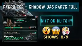 War Commander 😱 RECRUITER Shadow Ops Parts FULL?! 🎁 Gift or GLITCH? ⚠️