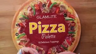 ASMR Eyeshadow that looks like pizza! 🍕👀 (Glamlite Swatched)