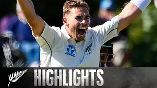 Southee Sparks Bangladesh Collapse | FULL HIGHLIGHTS | 2nd Test - BLACKCAPS v Bangladesh, 2017