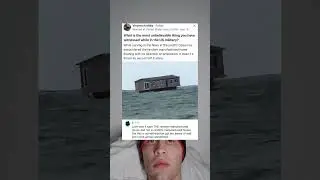 Floating House Encountered By Us Navy In The Pacific Ocean