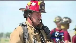 Norman fire recruits train to be firefighters