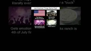 Just American Things Starter Pack #usa