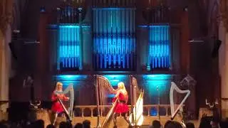 Harp Twins at the Old Church Portland Oregon White Wedding cover