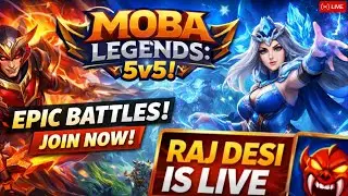 🔴 MOBA LEGENDS 5V5 LIVE STREAM / Epic Battles Join Now!#MOBALive#5v5Battle#MobileGaming#LiveG