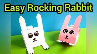 Easy Rocking Rabbit /DIY Rabbit/Easy Rabbit making/Paper Craft