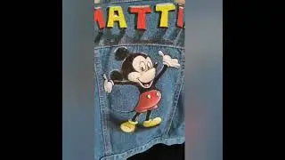 Custom su giubbottino #custom #personalizzati #dipintoamano #bimbifelici #mikymouse #topolino