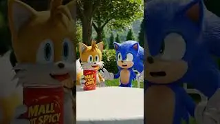 🌶️Sonic & Tails Snack Battle🍉😂Chips vs Ice Pop Showdown! #funnyshorts #sonicai #sonic Original