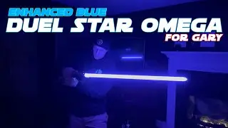 HIGH DEFINITION ENHANCED BLUE Lightsaber RGB Pixel Blade DUEL STAR OMEGA for Gary M.