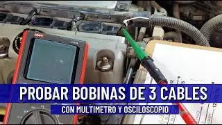 Como probar las bobinas de encendido de 3 cables con multimetro y osciloscopio (HONDA)