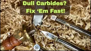 Sharpen Carbide Cutters | 3 Easy Methods #sharpening #woodworking
