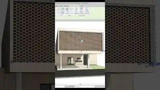 Custom Fasad Revit #shorts  #architecture #revit #woodcladding