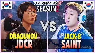 Tekken 8  ▰  JDCR (Dragunov) Vs SAINT (Jack-8) ▰ Epic Legendary Matches!