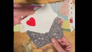 Junk Journal #2 - Sewing and Material Themed walk-through