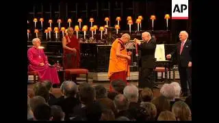 Dalai Lama receives US$1.8m Templeton Prize at St Paul's cathedral