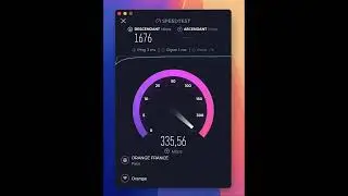 Test d&eacute;bit Livebox 7 Orange France en WIFI 6E XGSPON Orange 8Gb/s sym&eacute;trique