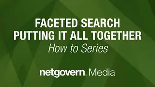 How To:  Faceted Search (Putting It All Together)