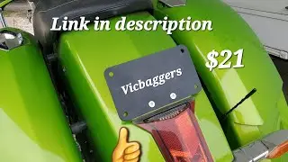 Lay down license plate mod from VICBAGGERS