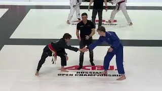 Ilya Volovik (R) vs Artem Volodin.Teen Gi/Semifinals/G & Y/60 kg/ACB JJ RUSSIAN OPEN CHAMPIONSHIP.