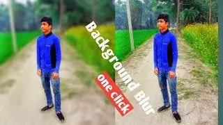 background blur one click//How to blur Background//How to photo blur//photo mein piche ka background