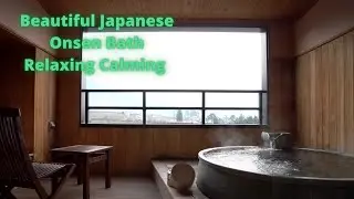 Japanese Onsen Hotspring Water Sound Private Hot Bath For Relaxing Rest Meditation Study Relax