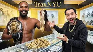 JON JONES STOPS BY FOR DIAMONDS at TRAXNYC