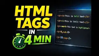 HTML Formatting Tags Tutorial for Beginners