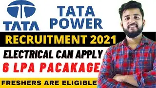 TATA POWER Recruitment 2021 | Final Year Eligible | No Fees (FREE)