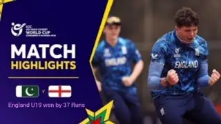 Pakistan U19 vs England U19 Highlights | England U19 won by 37 Runs | ICC U19 World Cup 2026