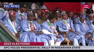 Pres. Buhari Present As APC Holds Presidential Rally In Nasarawa State