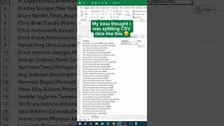 Excel trick to extract data | Don't tell this to your boss | #excel #ytshorts #exceltips
