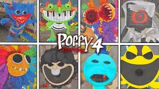 Poppy Playtime Chapter 4 - All Jumscares + All Bosses (Full Bright Mode)