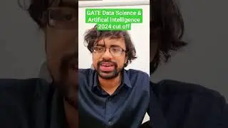 GATE: экзамены по науке о данных и искусственному интеллекту завершаются в 2024 году #Gateexam #d...