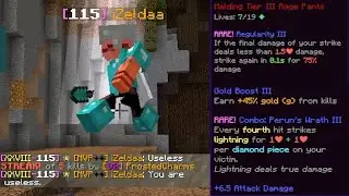 Убийство охотников с помощью Reg 3 Perun 3 на перегрузке | Hypixel Pit Streaking