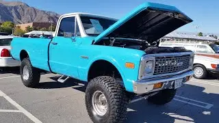 1972 Chevy K/20 Cheyenne 4x4 Pickup SOLD $17,000 Auction 72 Chevrolet 3/4 Ton Truck 6