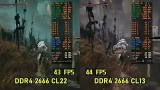 DDR4 2666 Mhz CL22 vs 2666 Mhz CL13
