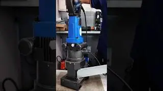 Miaojia Angle Iron Chamfering Machine capable of cutting both rounded and right.