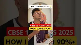 HOW TO SCORE 90%+ IN CBSE CLASS 10 MATHS 2025 Boards | Personal Experience #cbseclass10