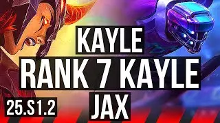 KAYLE vs JAX (TOP) | Rank 7 Kayle, 6/2/6, Dominating | KR Master | 25.S1.2