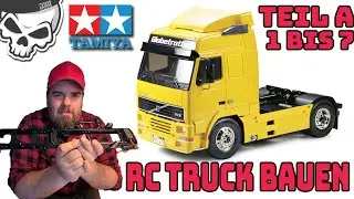 Tamiya RC Truck Chassis Bauen Teil A Schritt 1-7 Volvo FH12 Globetrotter 420