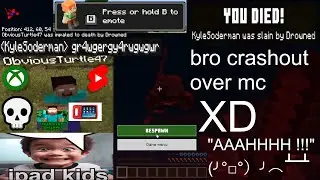 trying to beat minecraft with a 8 year old sucks