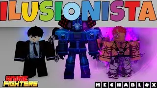 TESTE OS NOVOS ILUSIONISTA DA UPDATE DE NARUTO 83 NO ANIME FIGHTERS SIMULATOR!