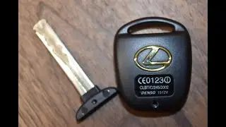 Ремонт сломанного корпуса ключа Lexus. Замена &mdash; ЛЕГКО своими руками
