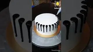 easy black forest cake decoration ideas | black forest cake design ideas #shorts #viral