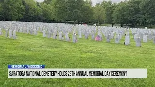 Saratoga National Cemetery holds 26th annual Memorial Day ceremony