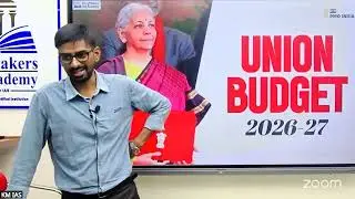 Budget 2026-27 Key Economic Data & 16th Finance Commission Recommendations | Adil Baig #upsc