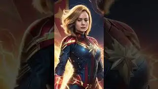 Captain Marvel Ai #shorts #viral #marvel