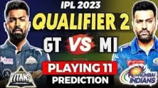 GT vs MI Dream11, GT vs MI Qualifier 2 Dream11 Prediction, GT vs MI Prediction,GT vs MI PITCH REPORT