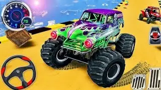 Monster Truck Mega Ramp Impossible Driver - 4x4 Ultimate Car Stunts GT Racing - Android GamePlay
